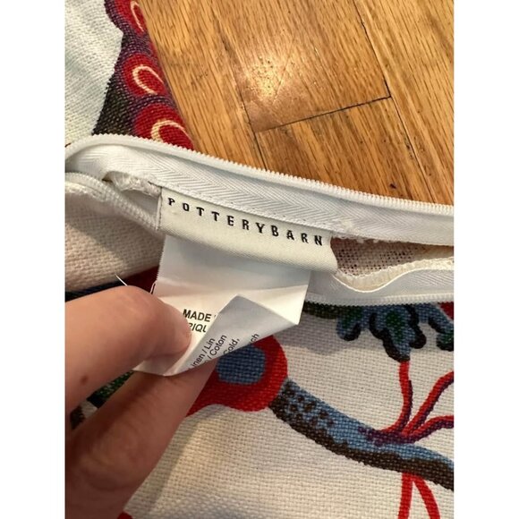 (2) Pottery Barn Serafina print 20” sham COVERS. no inserts. - Picture 3 of 5